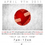 'FLOOD OF EMOTION'/Artists Healing JAPAN Fundraiser