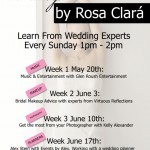 Wedding 101 Series to be Taught at Bridal Boutique Rosa Clara Dallas Beginning this Sunday