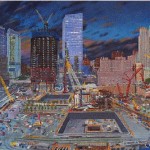 Dallas Artist Completes Magnum Opus of the World Trade Center Under Reconstruction