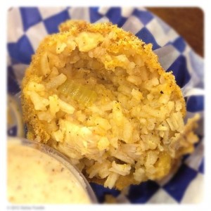 State Fair "Best Taste" winner Deep Fried Jambalaya. Photo by Dallas Foodie