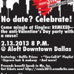 Dallas Singles to Attend 2nd Annual Singles Awareness Day: REMIXED Fundraiser