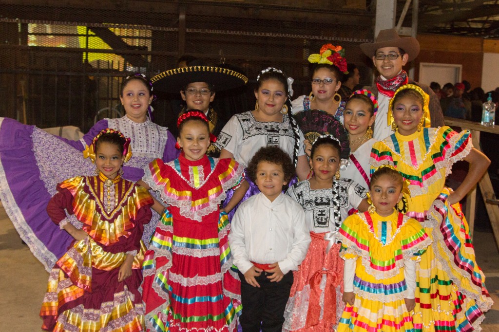 The students of Anita N. Martinez Ballet Folkloric this years Art Con beneficiary at Art Con X November 15th 2014. Photo by: Mason Pelt