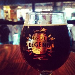 Deep Ellum Brewing Company and Jameson Whiskey's collaboration beer, Local Legend