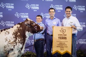 2014 winner of the Grand Champion Steer 