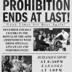 Green Door Public House to Host Prohibition Repeal Party! 