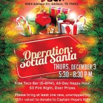 Operation: Social Santa event to benefit homeless DFW children