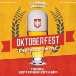 Head Over to Dallas' First-Ever Oktoberfest on Henderson Avenue This Friday